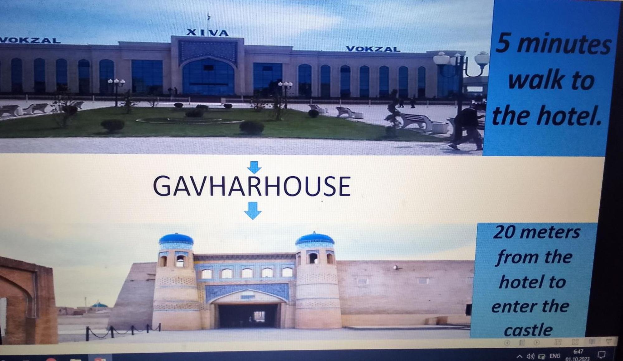 Hotel Gavhar House Chiva Exteriér fotografie